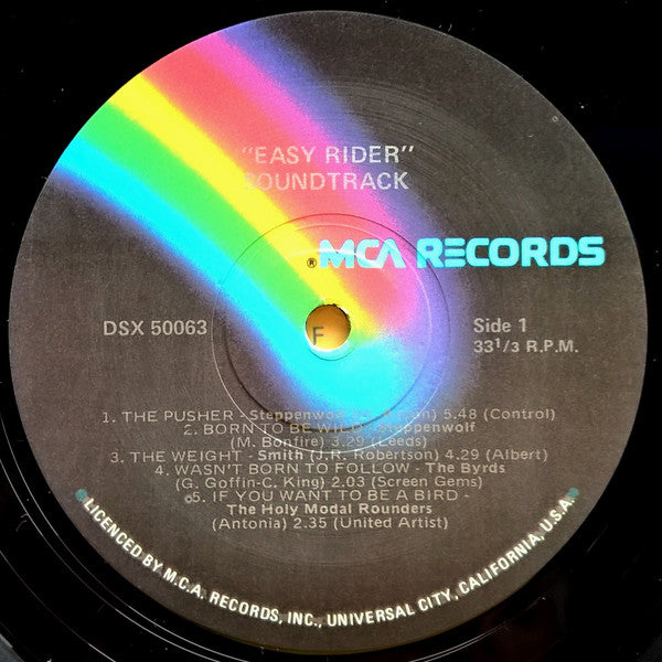 Various : Easy Rider (Music From The Soundtrack) (LP, Comp, RE)