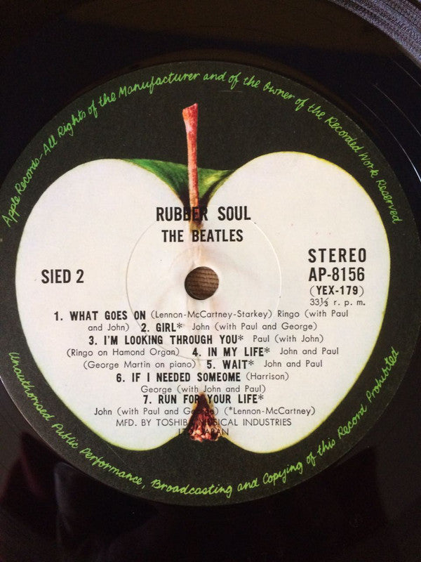 The Beatles = The Beatles : Rubber Soul = ラバー・ソウル (LP, Album, RE)
