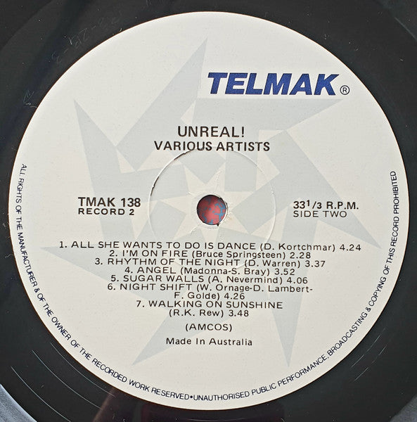 Various : Unreal! Volume 2 (LP, Comp)