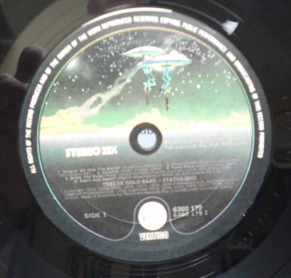 Status Quo : 12 Gold Bars (LP, Comp)