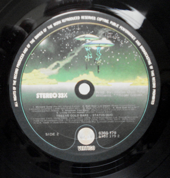 Status Quo : 12 Gold Bars (LP, Comp)