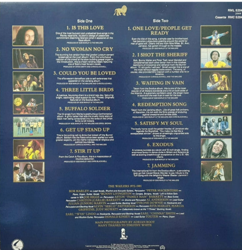 Bob Marley & The Wailers - Legend (The Best Of Bob Marley And The Wailers) (LP, Comp, Gat)