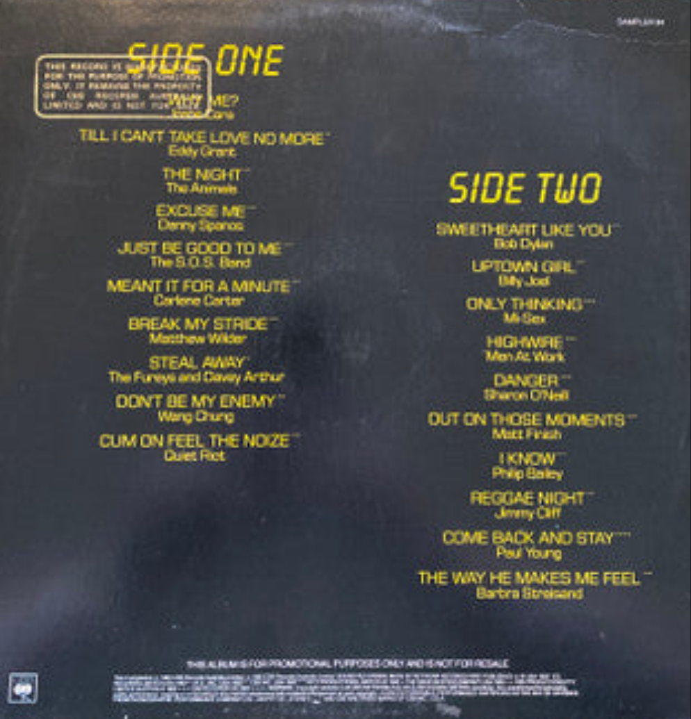 Various - 1984 Most Hits - Various Artists (12", Comp, Promo) Vinyl Record / LP