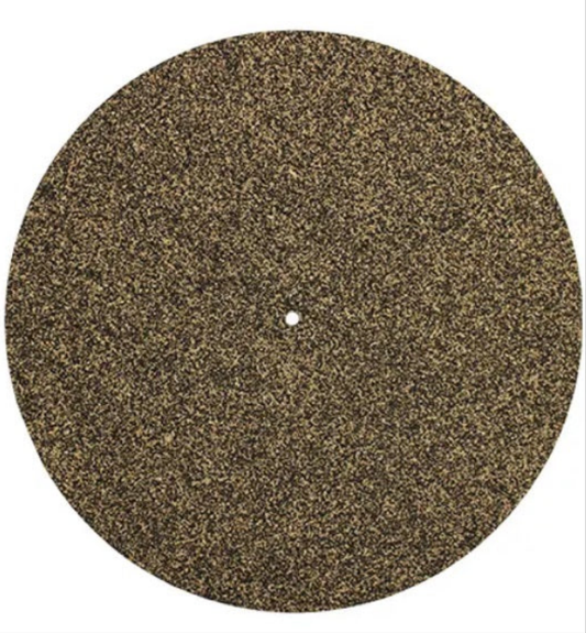 Cork / Rubber Turntable Record Mat Slipmat Technics Audio Technica etc