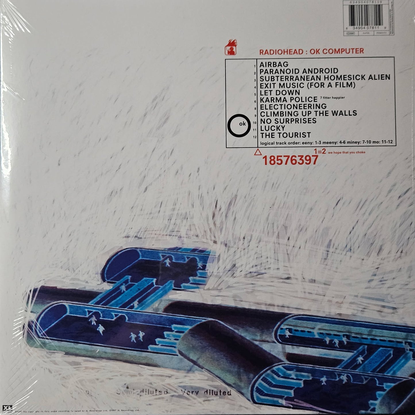RADIOHEAD OK COMPUTER 2LP GATEFOLD
