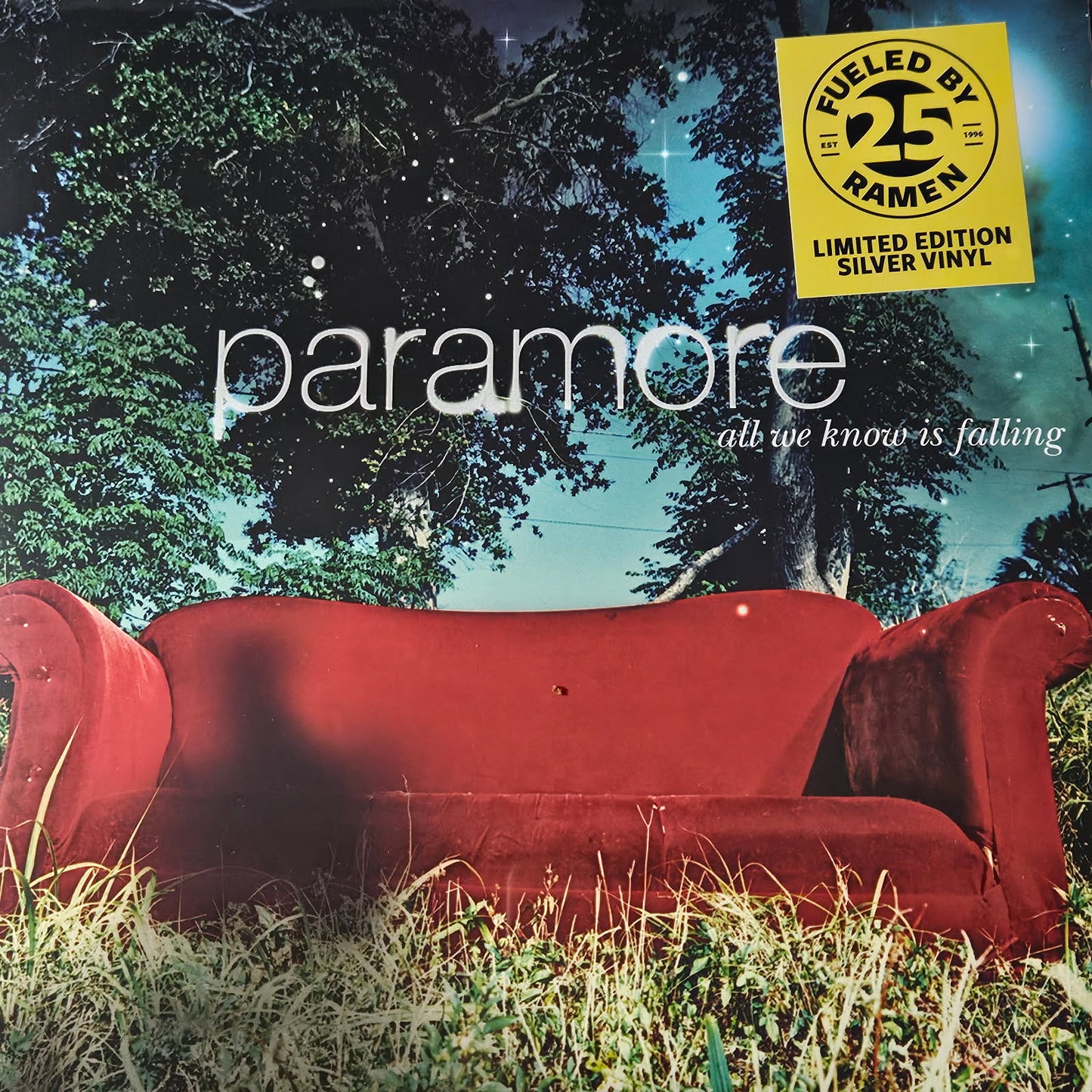 PARAMORE - ALL WE KNOW IS FALLING - LIMITED EDITION EDITION SILVER