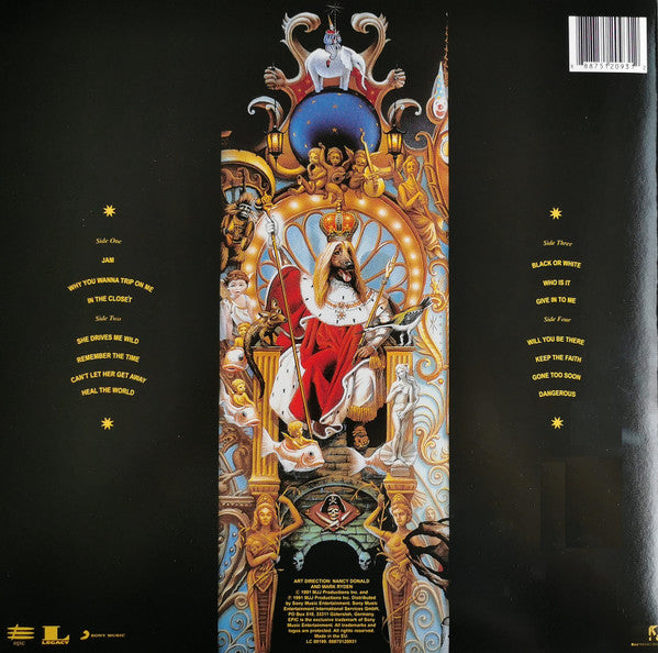 MICHAEL JACKSON - DANGEROUS - 2LP GATEFOLD