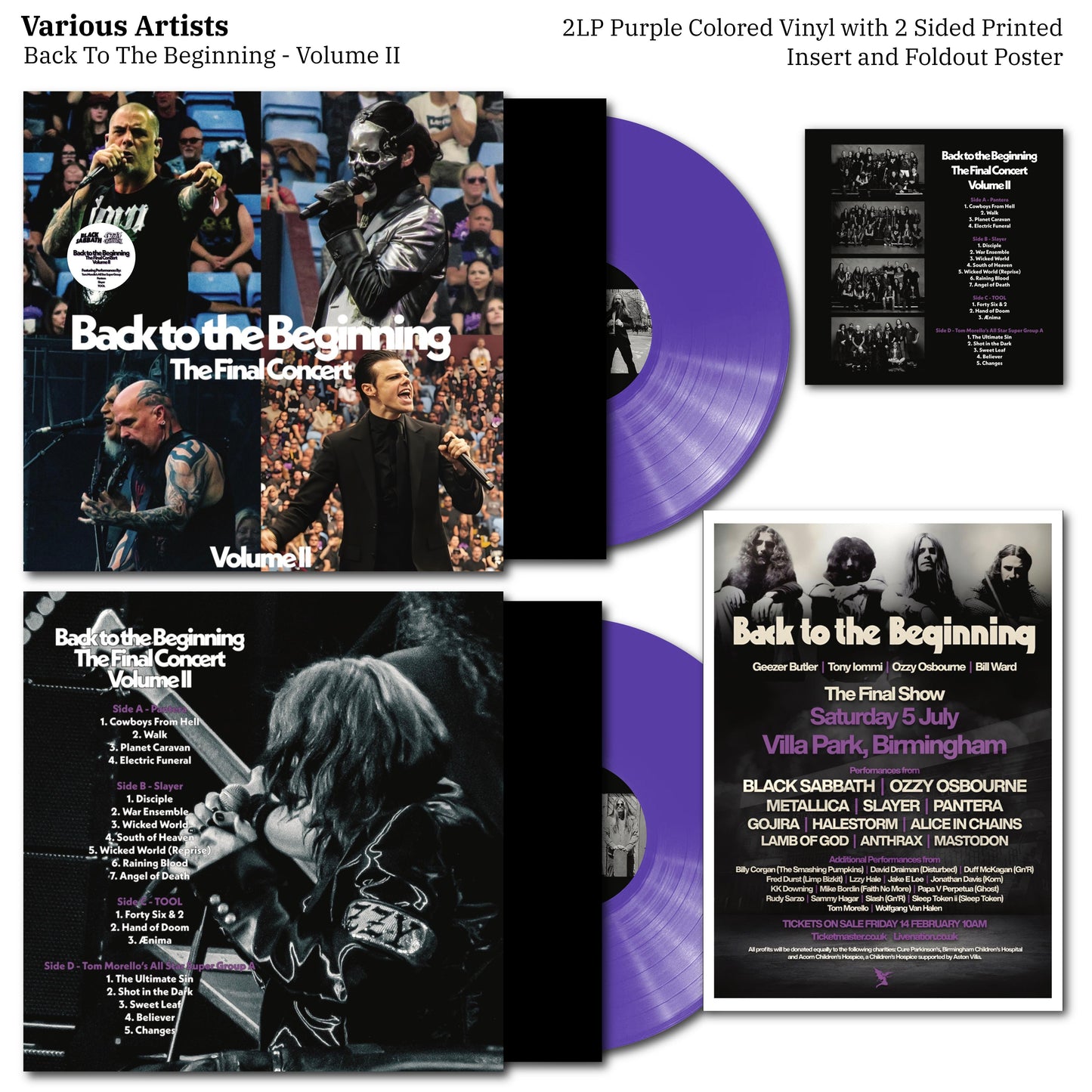 Ozzy / Sabbath - Back To The Beginning Live II/2 2025 (Tool Slayer Pantera Morello) The Final Concert Birmingham