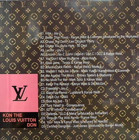 Kanye West – Kon The Louis Vuitton Don  rare mixtape "2LP COLOURED VINYL"