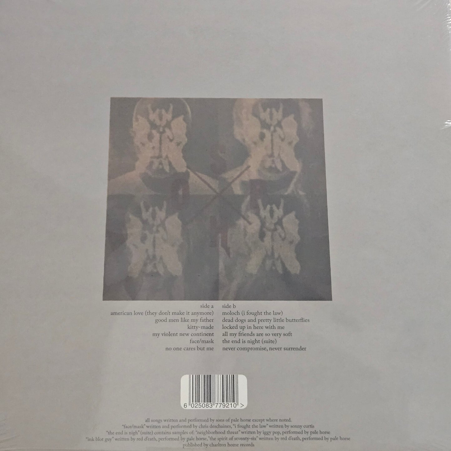 SONS OF A PALE HORSE (Trent Reznor / Atticus Ross) - Watchmen: Vol. 01, The Book Of Rorschach LP SOUNDTRACK NIN (Coloured Vinyl - Unofficial)
