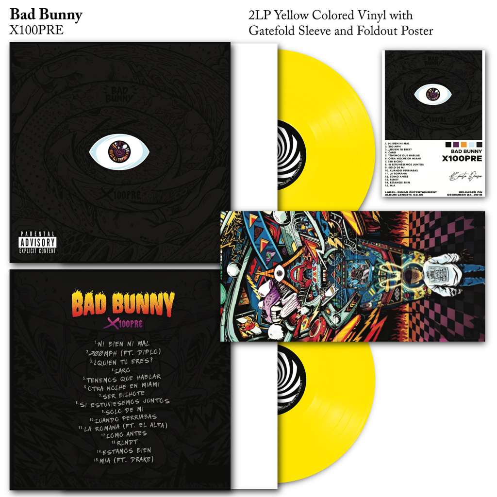 Bad Bunny - X100PRE Vinyl Record 2LP