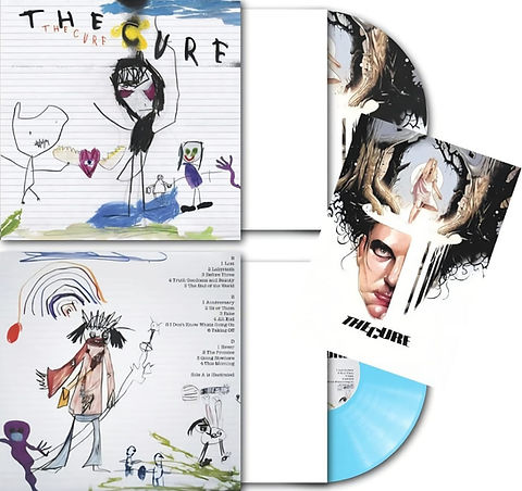 The Cure – The Cure Self titled vinyl record "2LP COLOURED VINYL - ILLUSTRATED A SIDE"