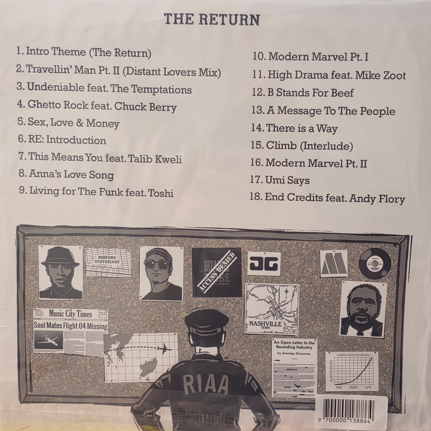 MOS DEF YASIIN VS MARVIN GAYE - Yasin Gaye The Return Vinyl Record LP Mixtape Mashup