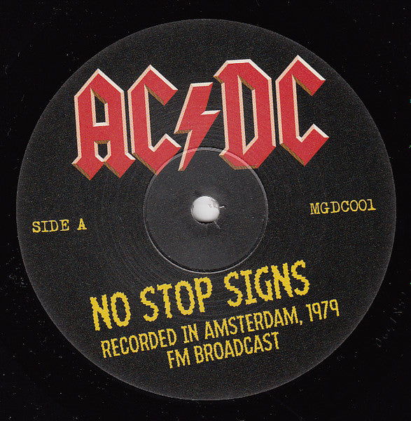 ACDC AC/DC NO STOP SIGNS LIVE IN AMSTERDAM 1979 VINYL RECORD