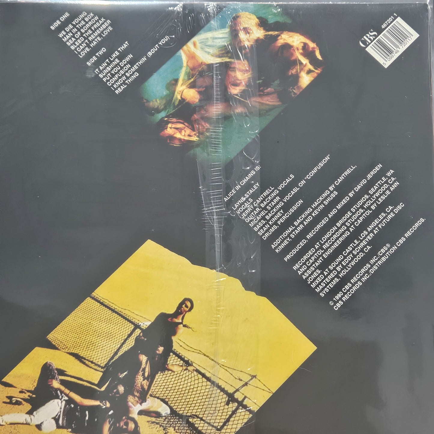 ALICE IN CHAINS - FACELIFT - YELLOW COLOURED VINYL