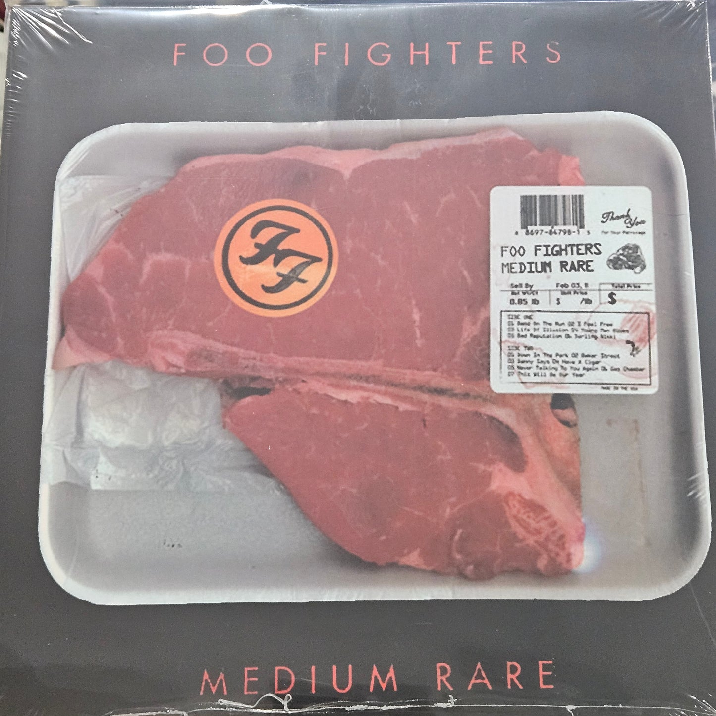 Foo Fighters – Medium Rare "RED COLOURED VINYL"