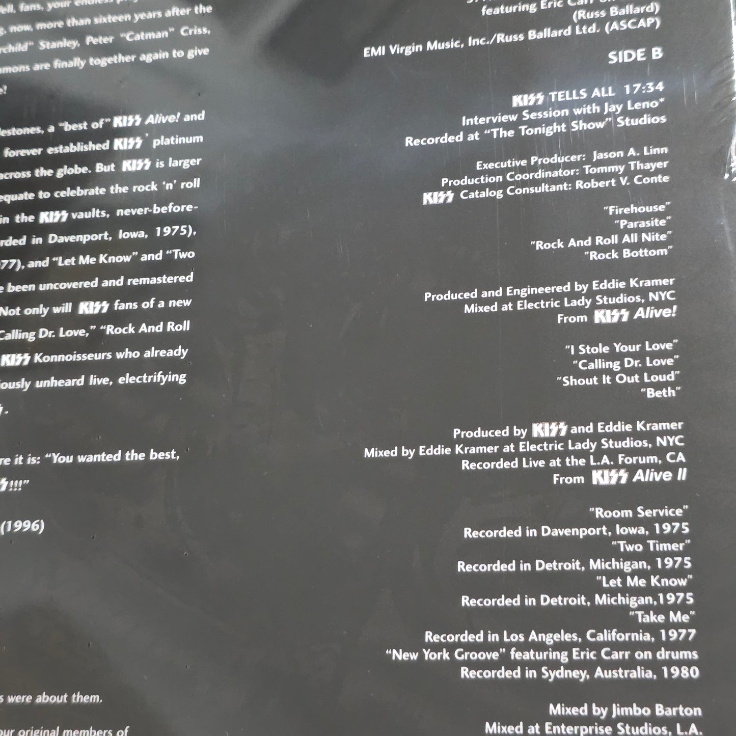 Kiss – You Wanted The Best, You Got The Best!! "2LP COLOURED VINYL RECORD"