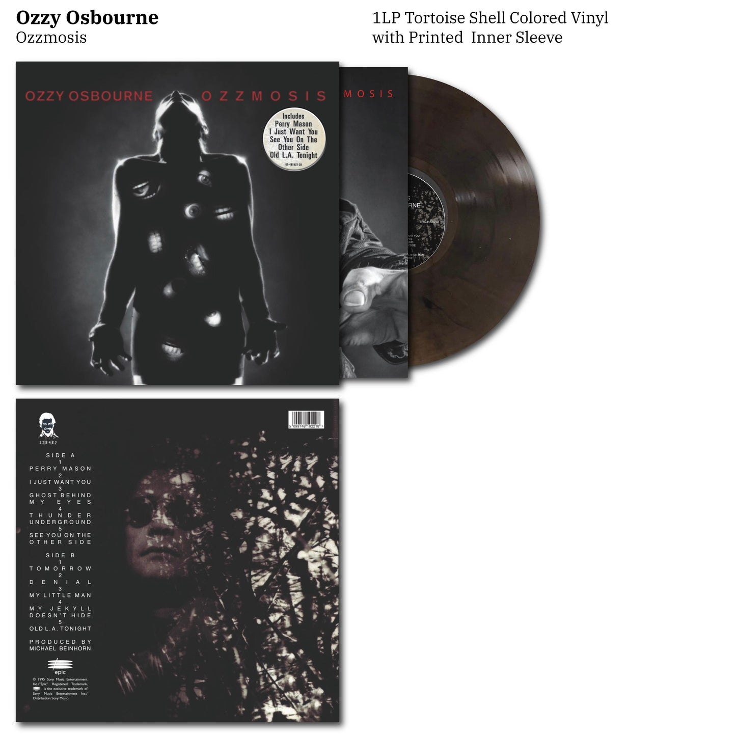 Ozzy Osbourne - Ozzmosis Vinyl Record LP