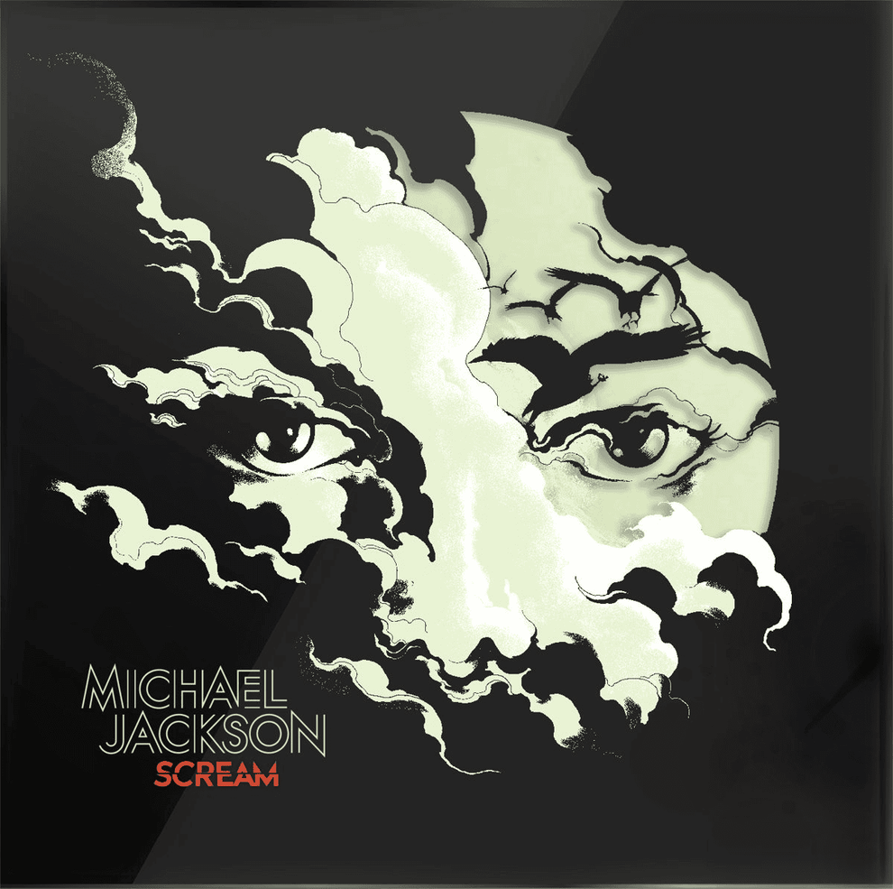 Michael Jackson - Scream (LP, Comp, Glo + LP, Comp, Blu) Vinyl Record / LP