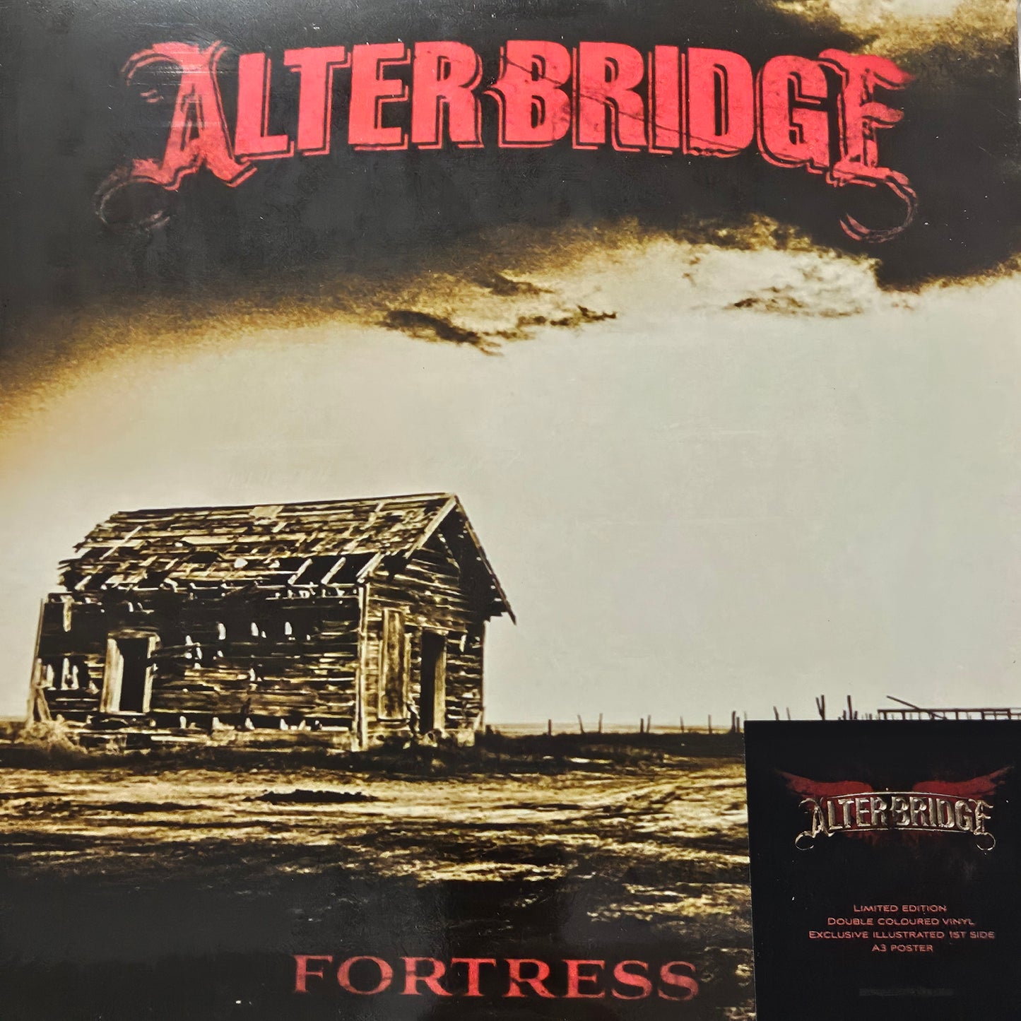 ALTER BRIDGE FORTRESS VINYL RECORD 2LP COLOURED VINYL + A3 POSTER