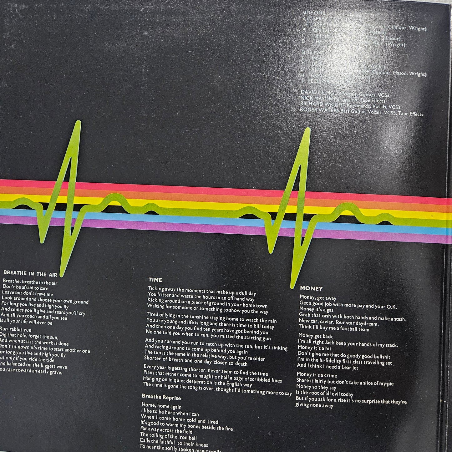 Pink Floyd = Pink Floyd - The Dark Side Of The Moon = 狂気 (LP, Album, RP, Gat)