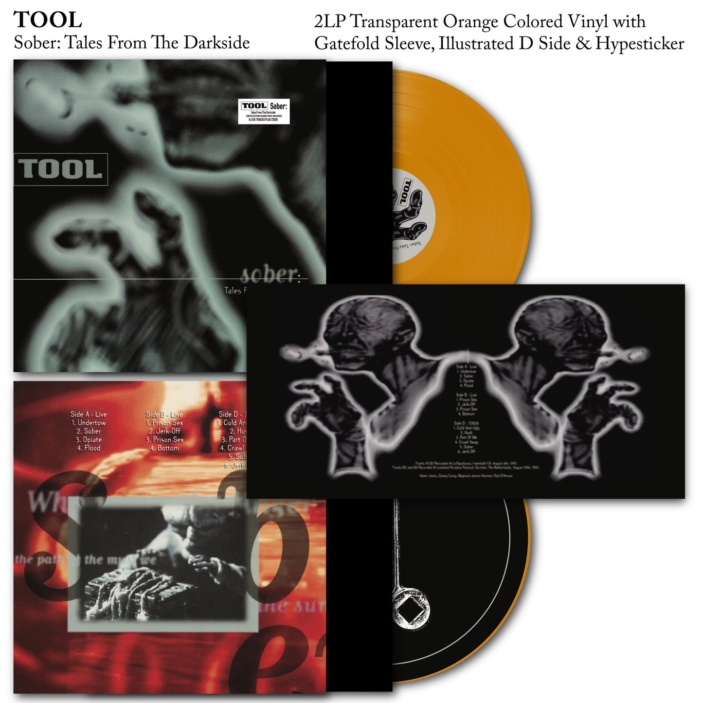 Tool - Sober : Tales From The Darkside Vinyl Record 2LP