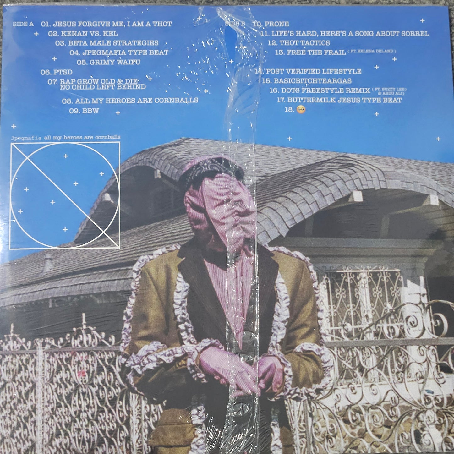 JPEGMAFIA - ALL MY HEROES ARE CORNBALLS COLOURED VINYL