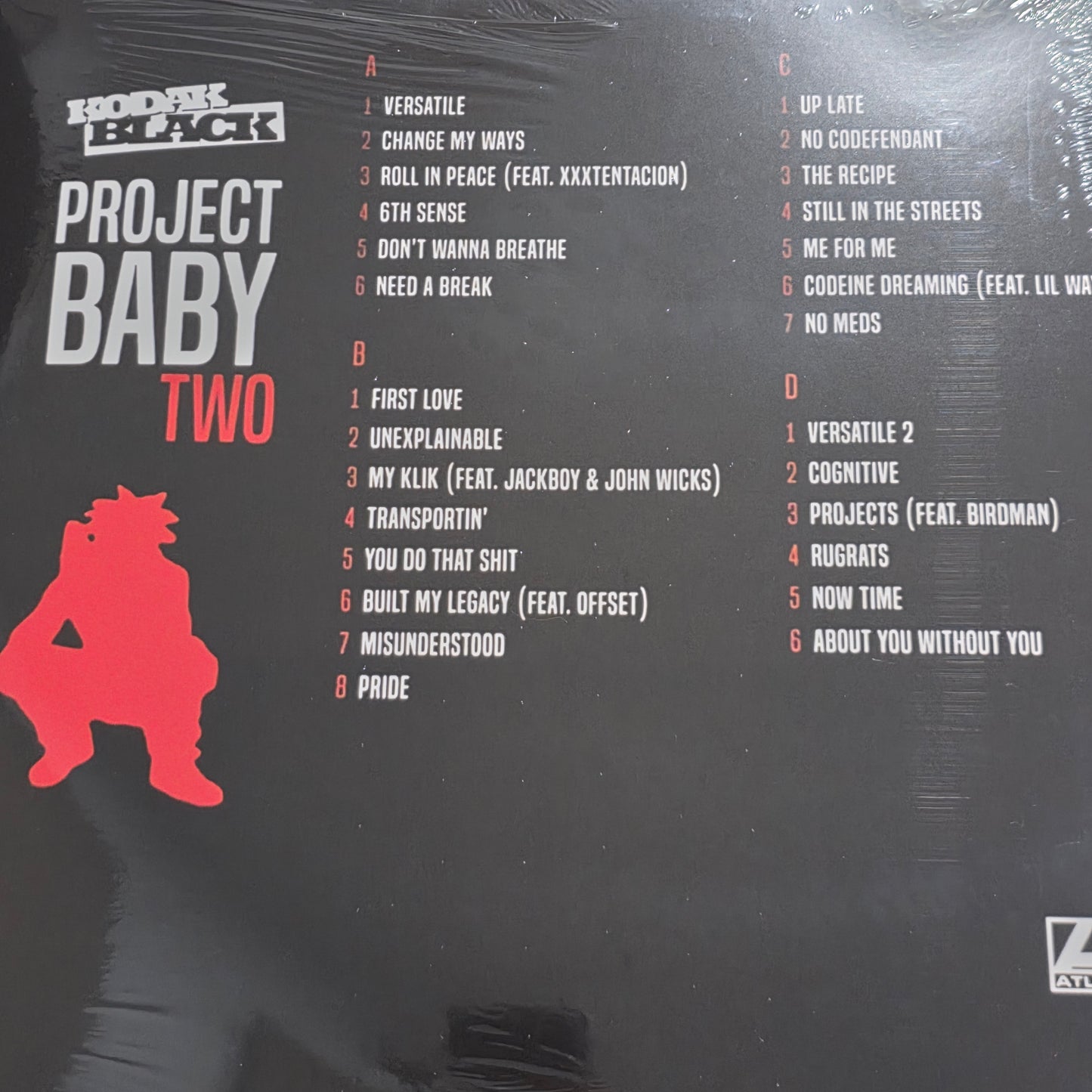 Kodak Black – Project Baby 2 - All Grown Up "2LP COLOURED VINYL RECORD"