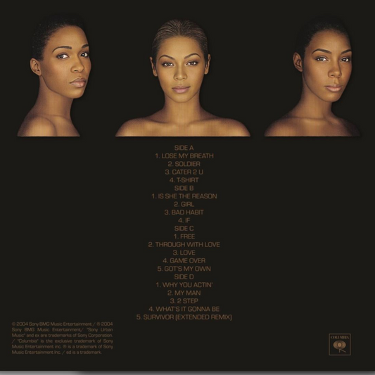 Destiny's Child - Destiny Fulfilled 2LP Vinyl Record LP Gold Coloured Vinyl