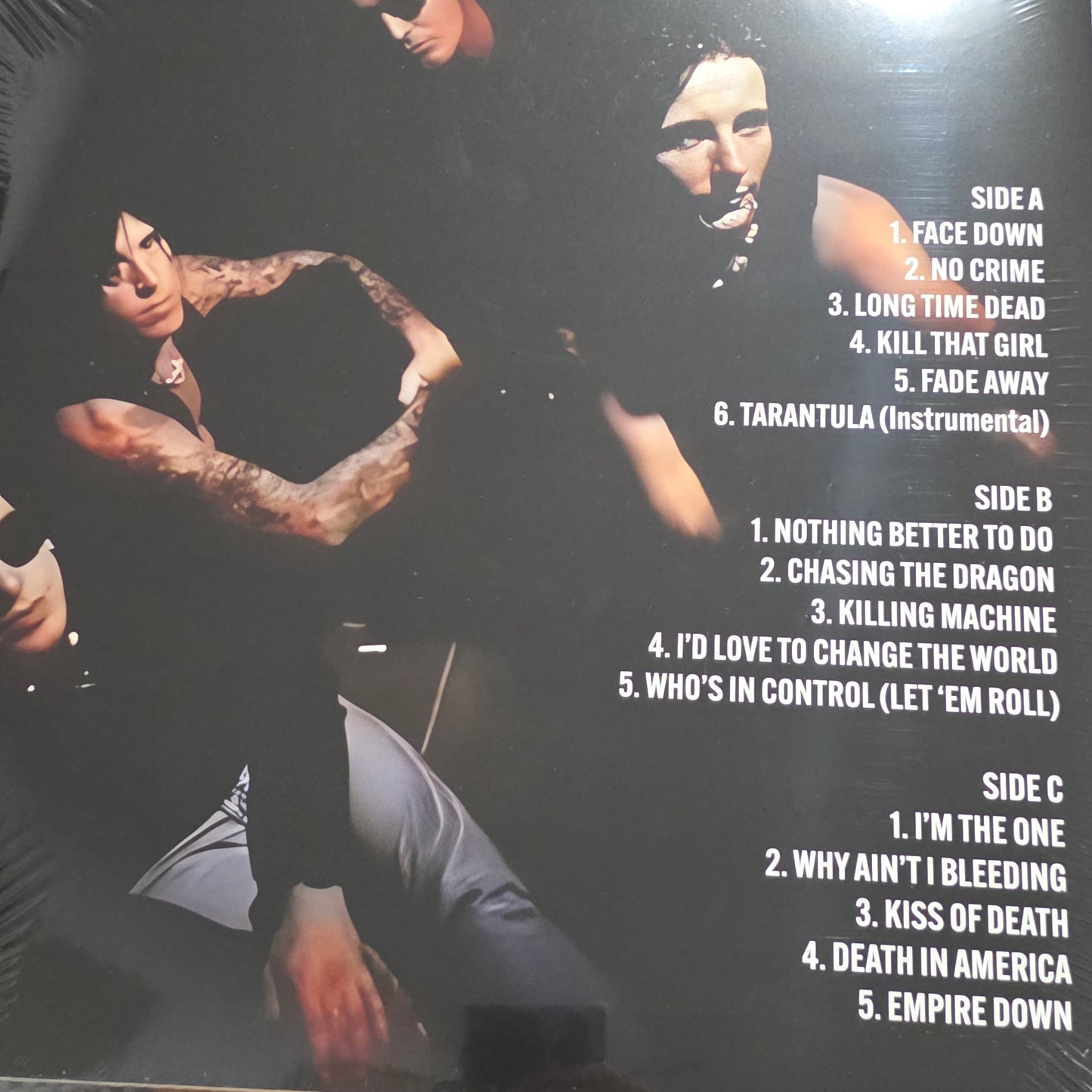 L.A. Guns – Vicious Circle "2LP COLOURED VINYL RECORD - ILLUSTRATED SIDE D" LA GUNS