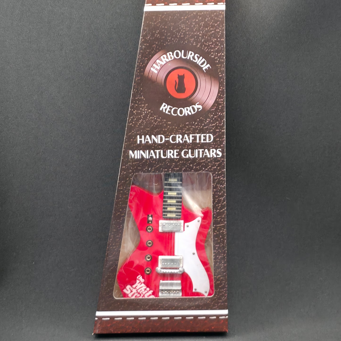 Miniature Guitar - The White Stripes Red Airline - Model Guitar Inc Stand