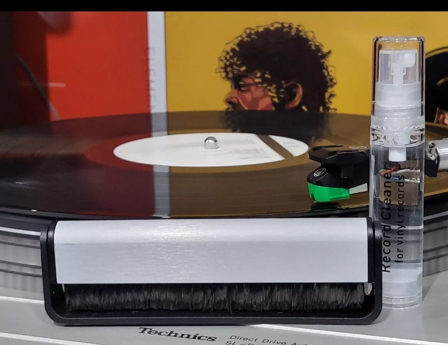 Vinyl Record Cleaning Set Kit Turntable Anti static Carbon Fibre Brush Cleaner FREE SHIPPING