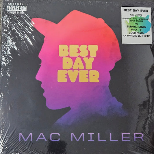 MAC MILLER BEST DAY EVER 2LP VINYL RECORD COLOURED