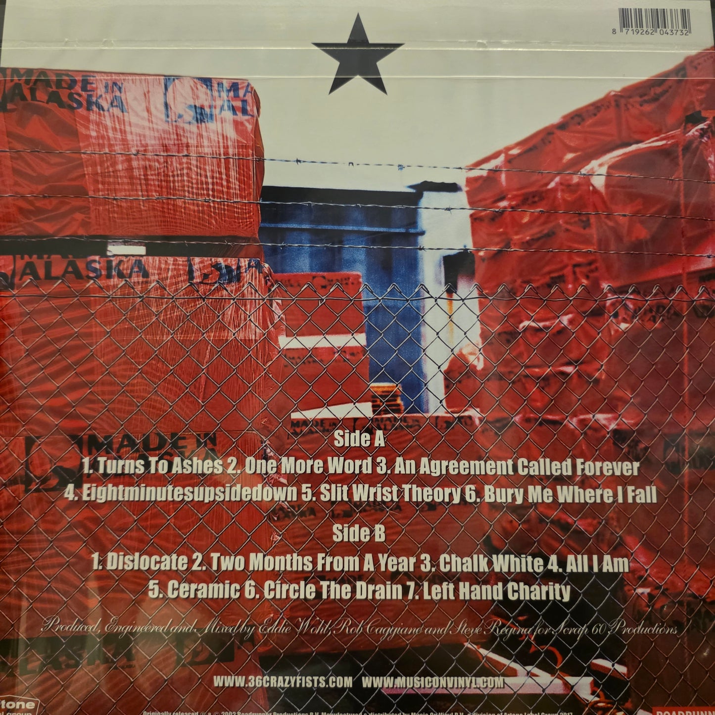 36 Crazyfists - Bitterness The Star (LP, Album, RE, 180) Vinyl Record / LP