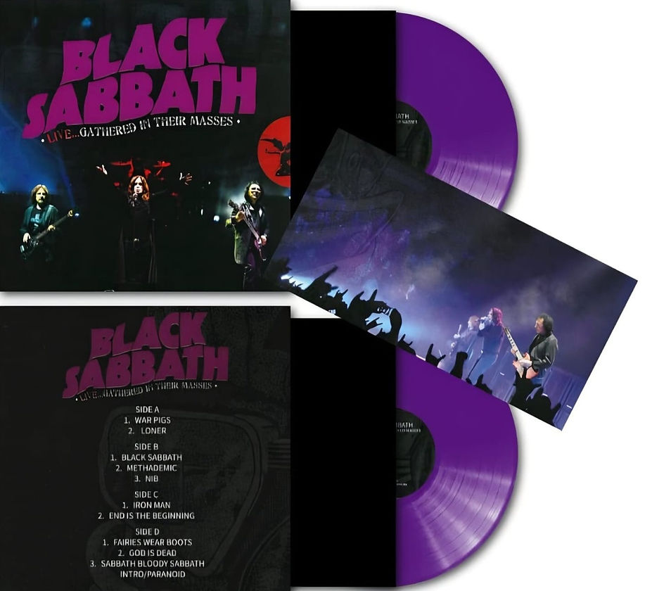 Black Sabbath – Live Gathered In Their Masses 2LP COLOURED VINYL RECORD LIVE IN AUSTRALIA 2013