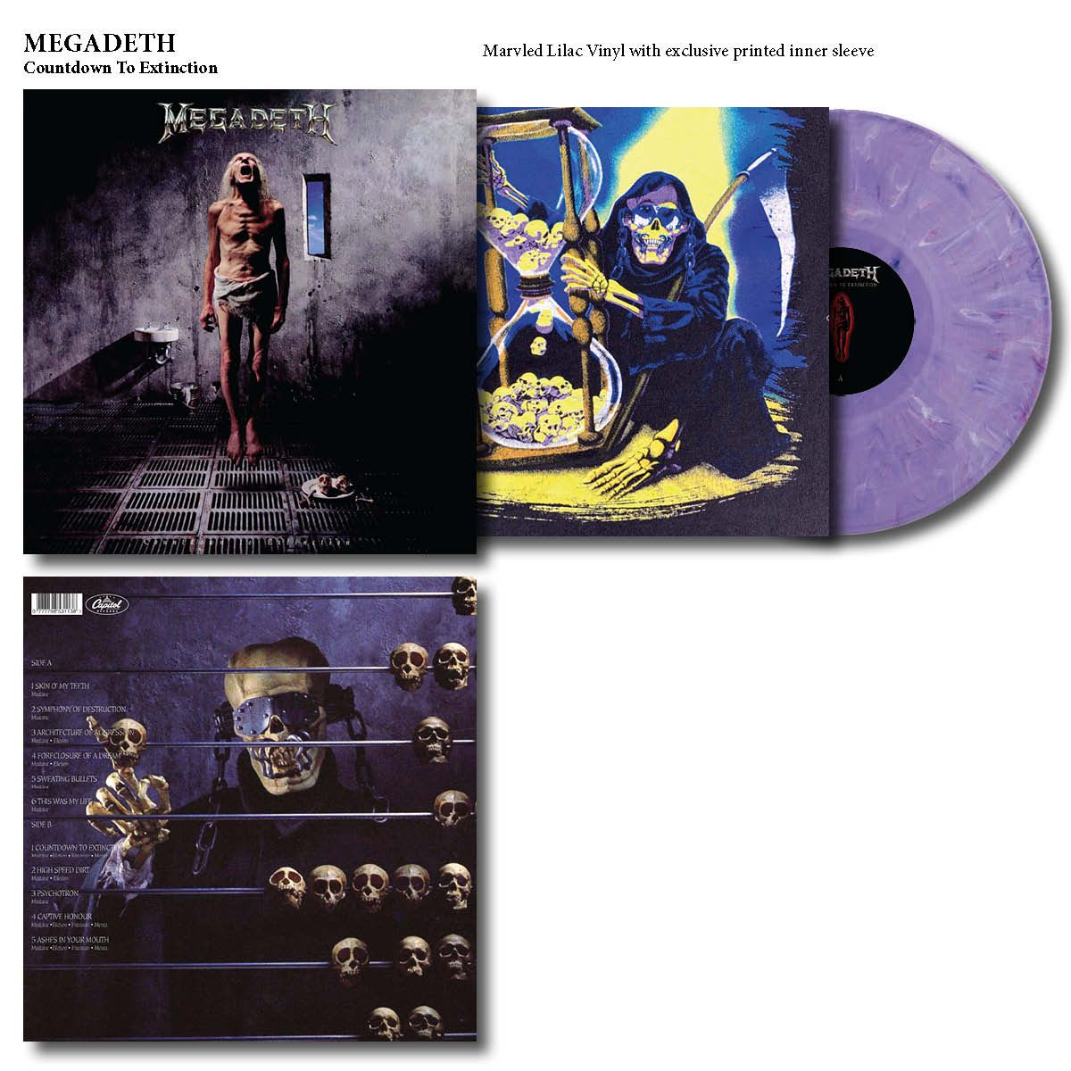Megadeth - CountDown to Extinction Vinyl Record LP