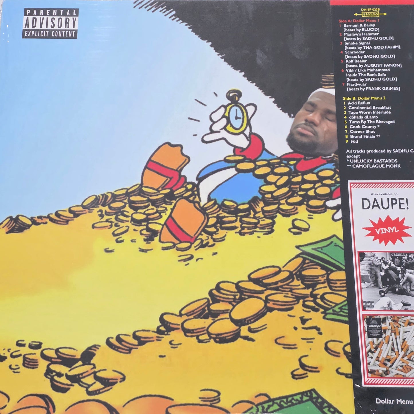 Mach Hommy X ThaGodFahim – Dollar Menu 1&2 "COLOURED VINYL RECORD"