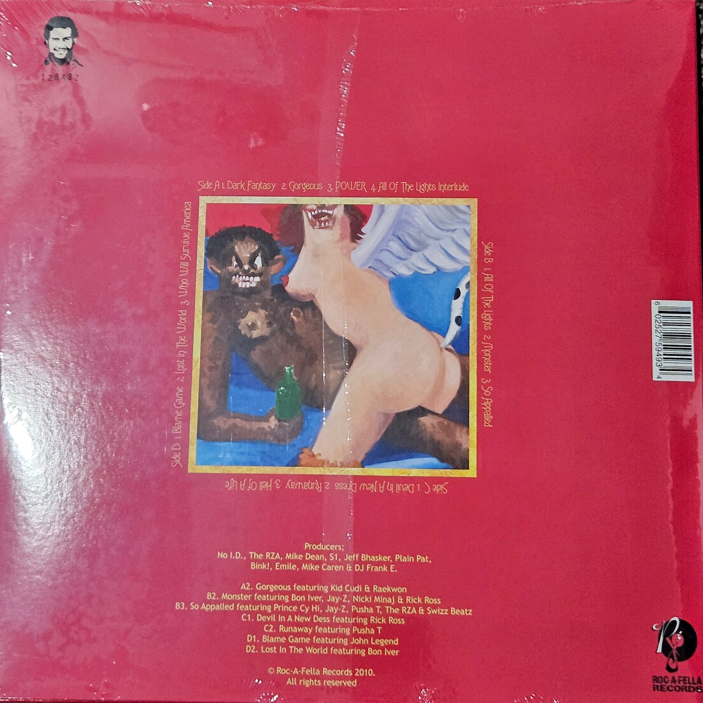 Kanye West – My Beautiful Dark Twisted Fantasy "2LP COLOURED VINYL" MBDTF