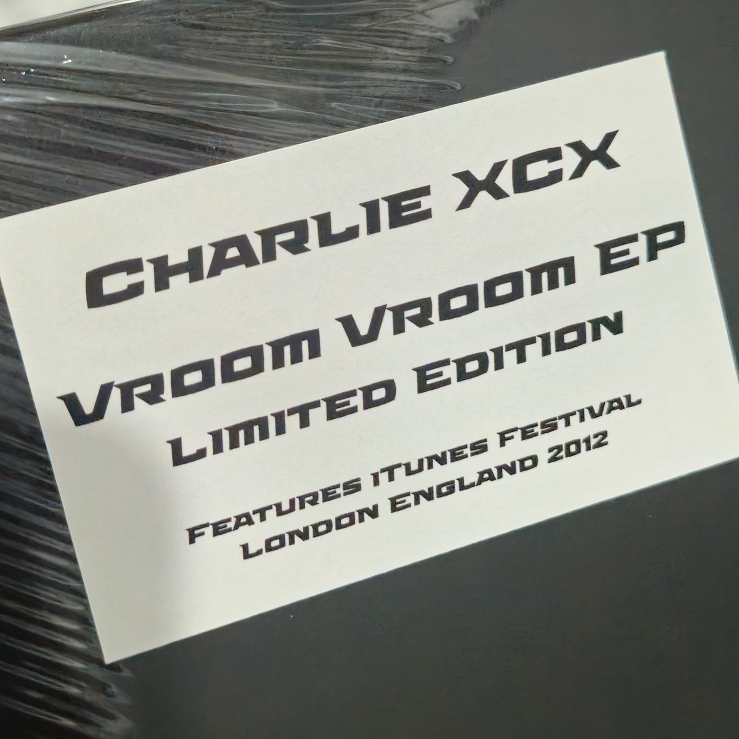 CHARLI XCX VROOM VROOM EP / LIVE ITUNES FESTIVAL CHARLIE XCX VINYL RECORD