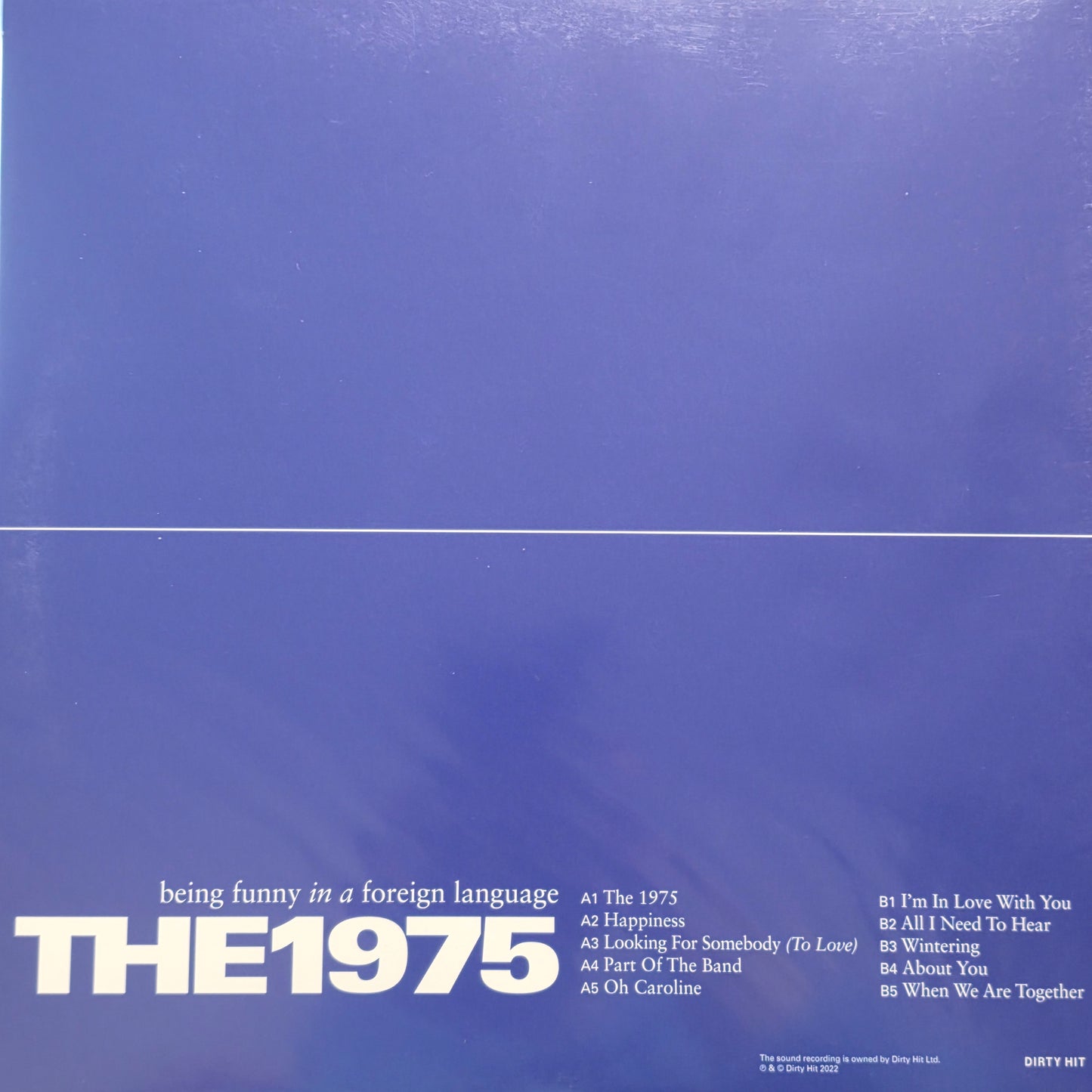 The 1975 - Being Funny In A Foreign Language (LP, Album, RP, Cle) Vinyl Record / LP