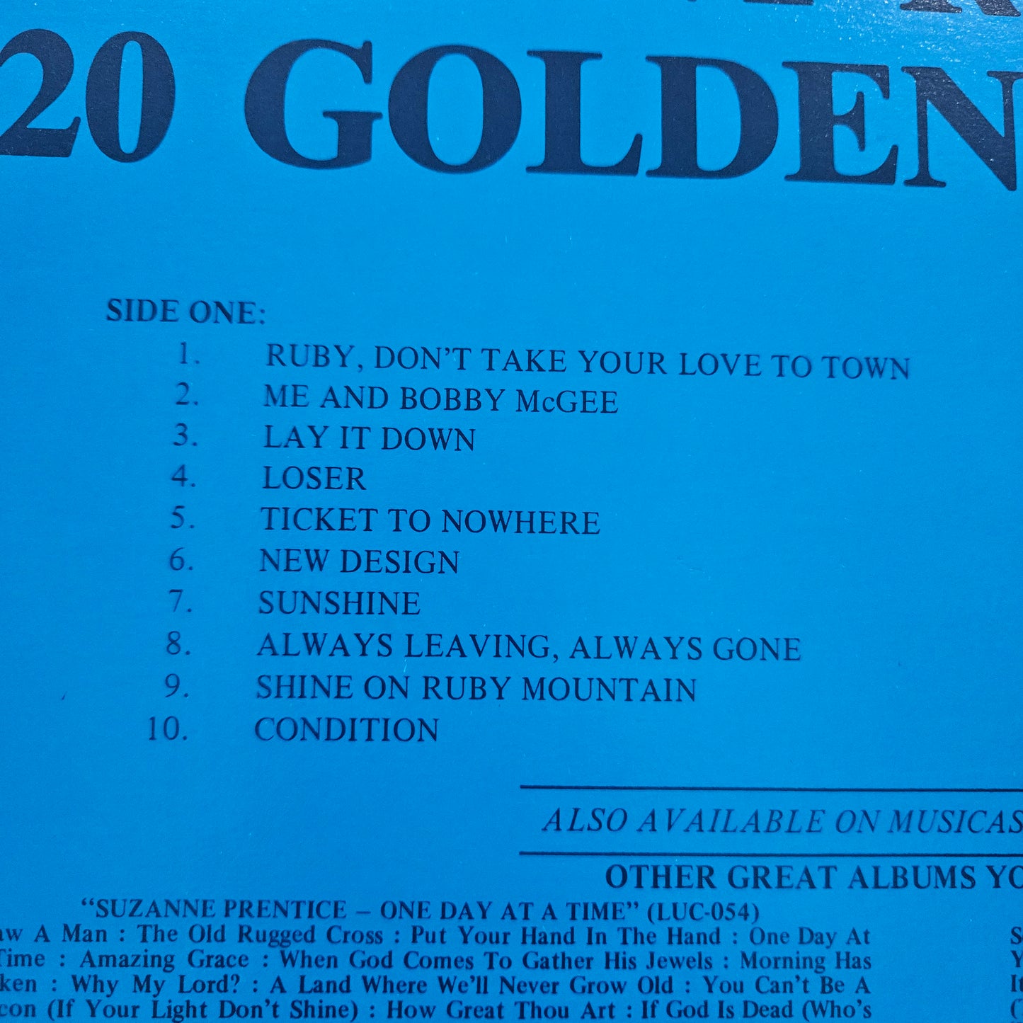 KENNY ROGERS - 20 GOLDEN GREATS GREATEST HITS BEST OF