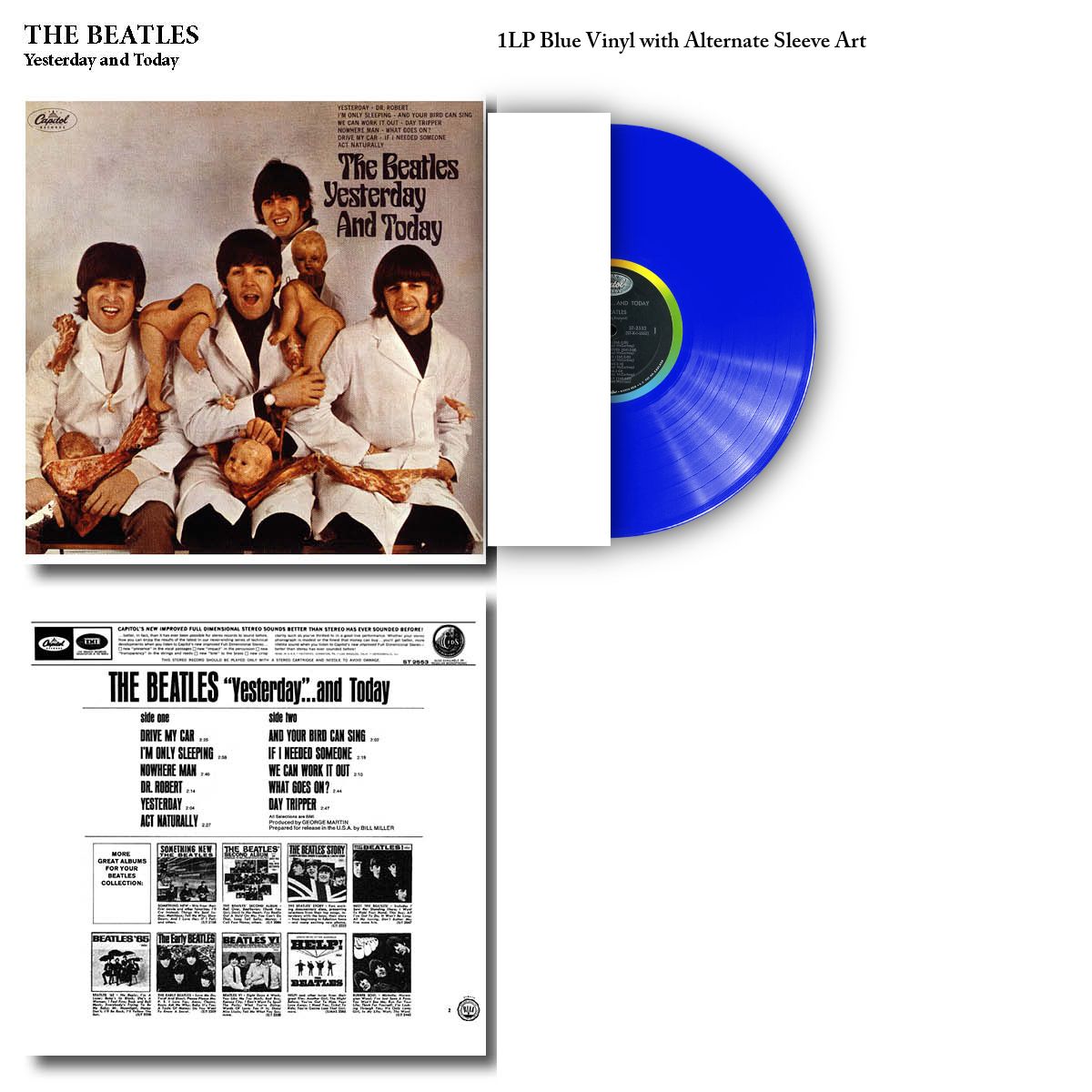 The Beatles - Yesterday and Today - BUTCHER COVER - Vinyl Record LP