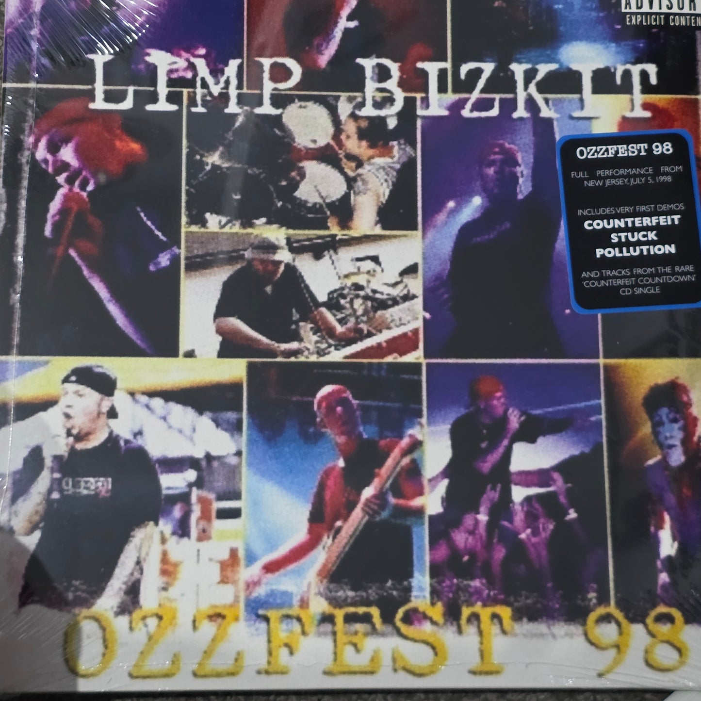 LIMP BIZKIT OZZFEST LIVE 98 1998 VINYL RECORD 2LP