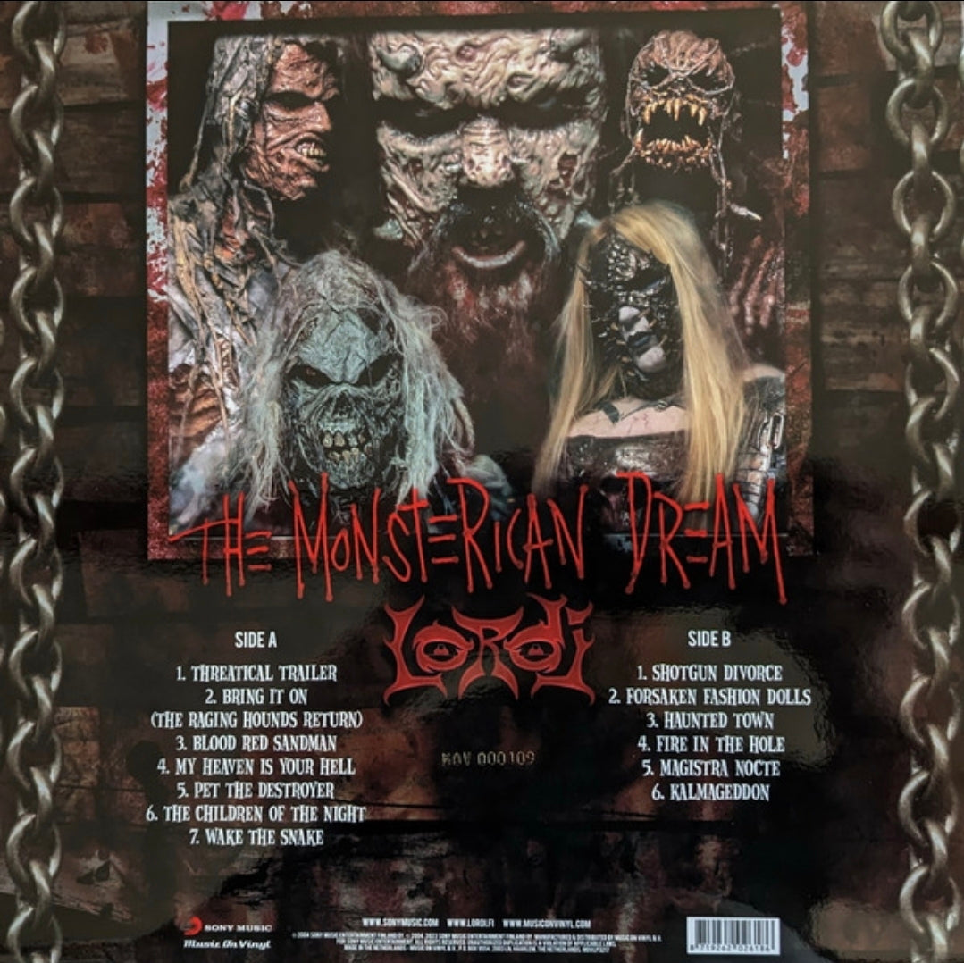 Lordi - The Monsterican Dream (LP, Album, Ltd, Num, RE, Tra) Vinyl Record / LP