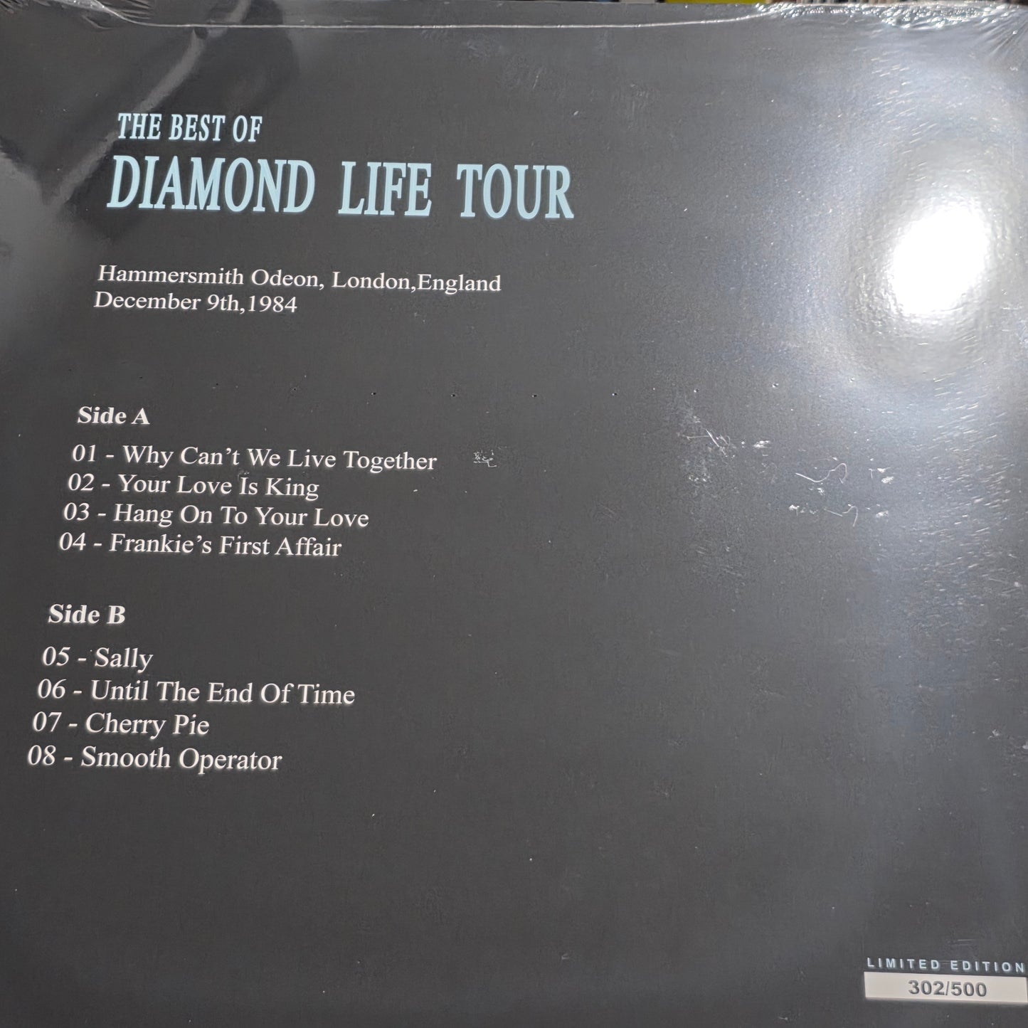 SADE - THE BEST OF THE DIAMOND LIFE TOUR VINYL LP NEW AND SEALED