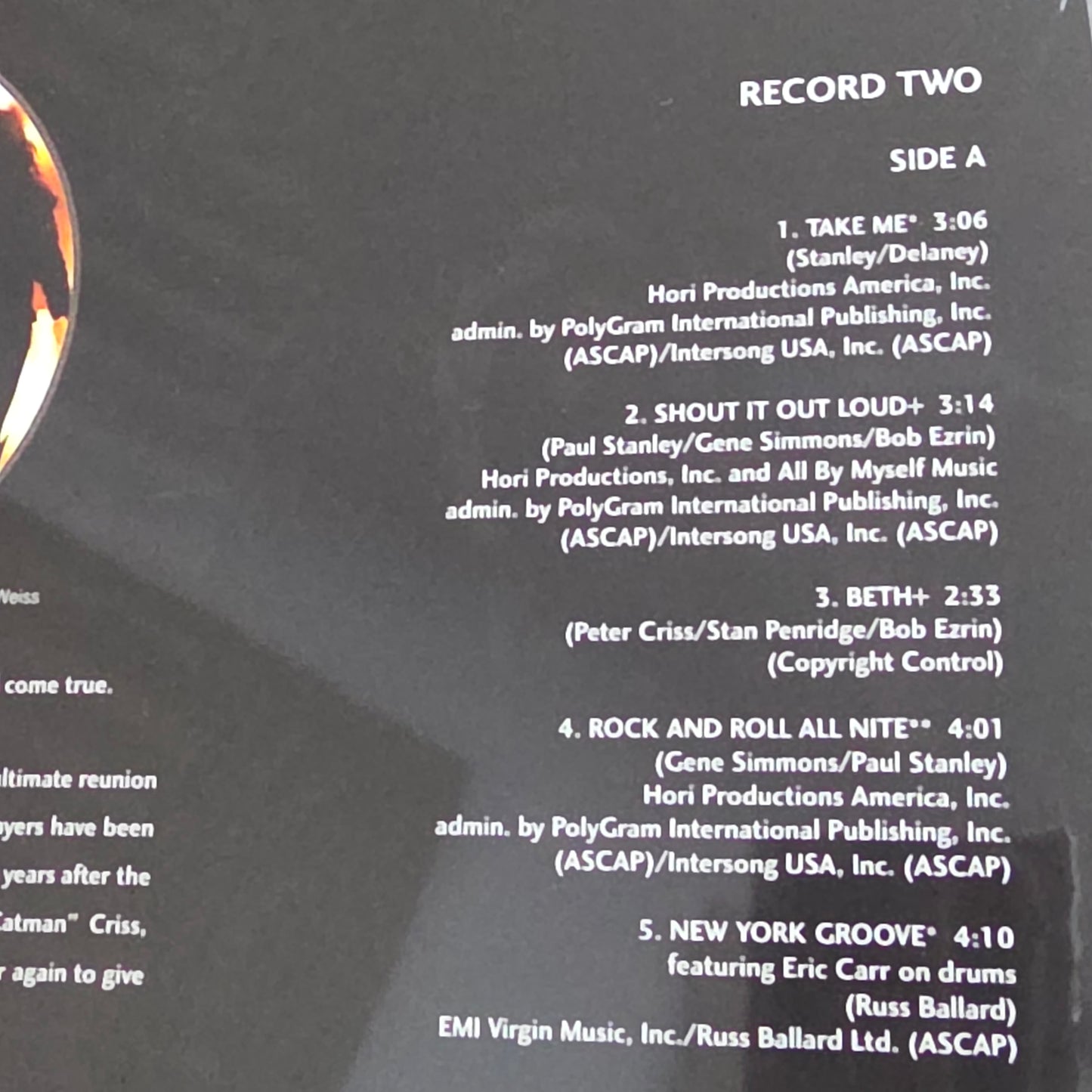 Kiss – You Wanted The Best, You Got The Best!! "2LP COLOURED VINYL RECORD"