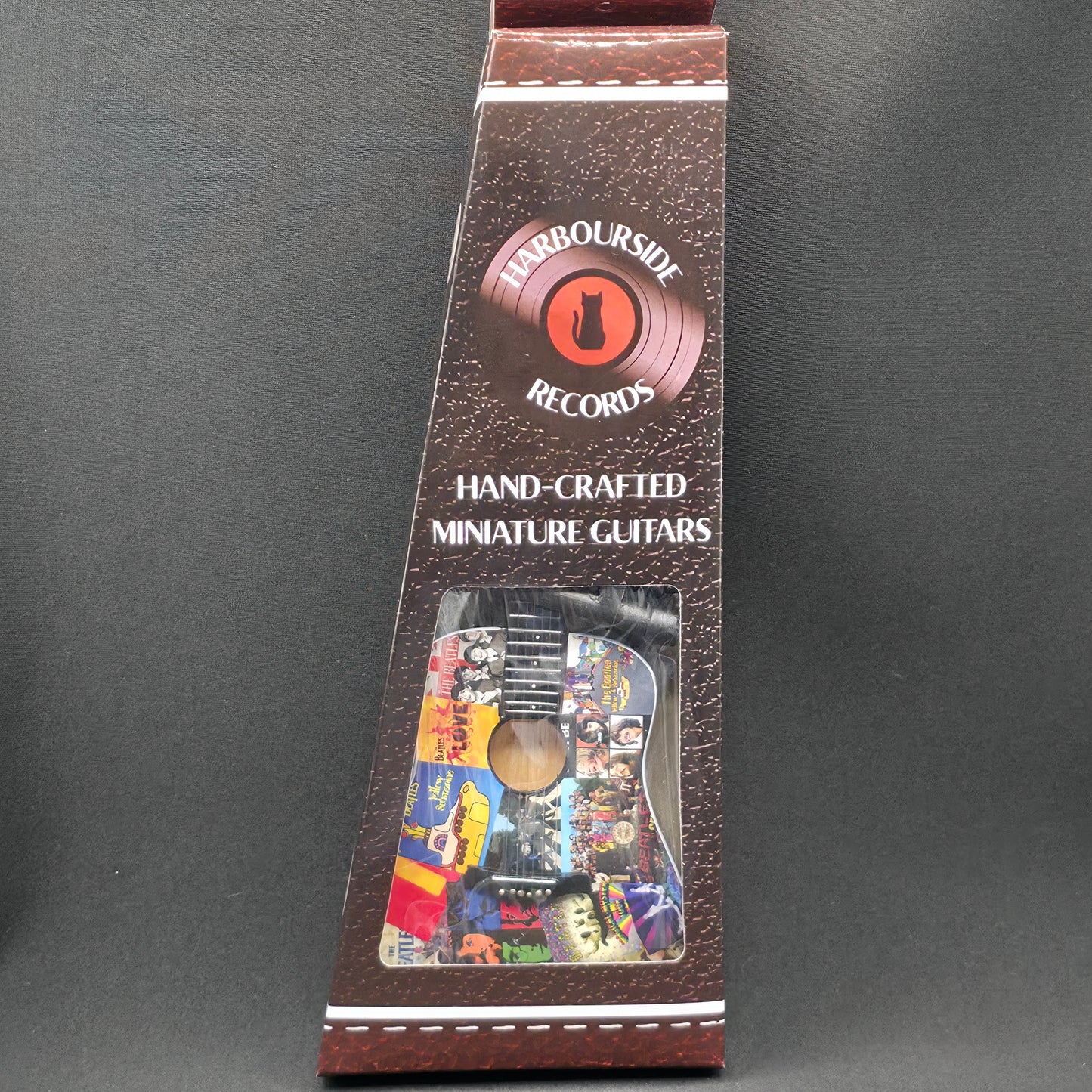 Miniature Guitar - The Beatles Album Covers - Model Guitar Inc Stand