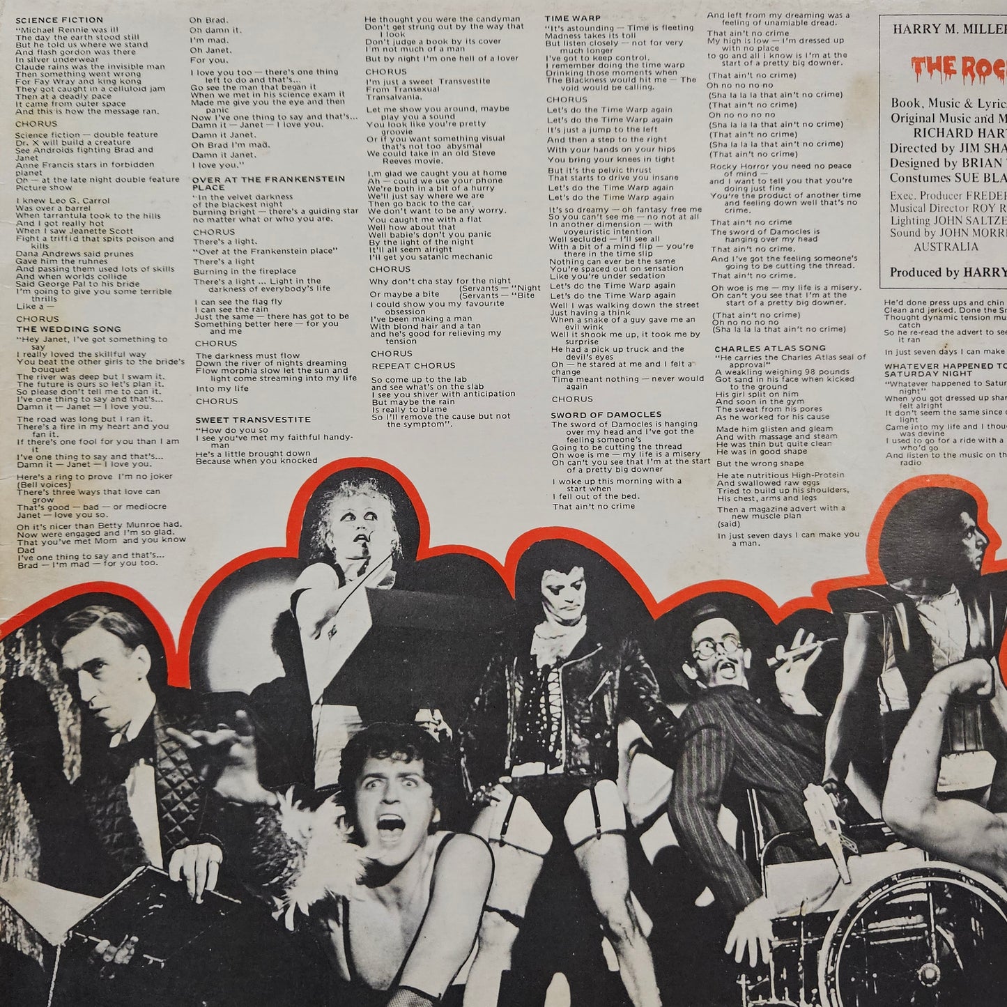 "The Rocky Horror Show" Original Australian Cast - The Rocky Horror Show: Original Australian Cast Album (LP, Album, Gat)