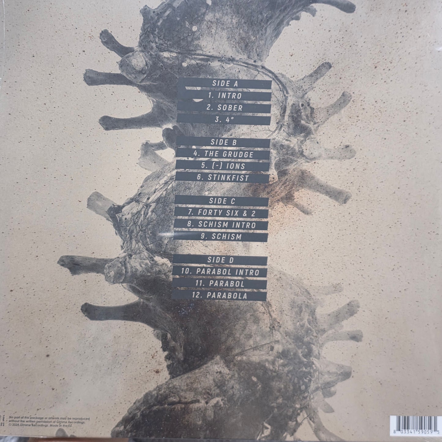 Tool - Live 2002 2LP The Pepsi Challenge VOLUME 1 Vinyl Record