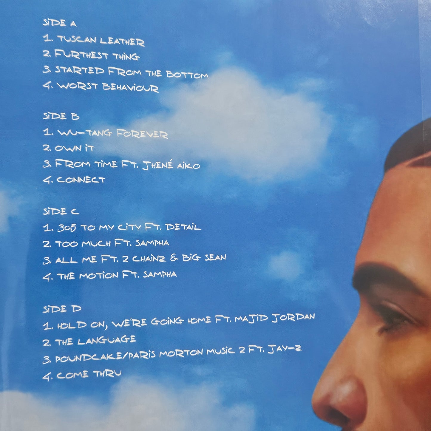 Drake – Nothing Was The Same Vinyl Record (EXPLICIT VERSION) "2LP WHITE VINYL"